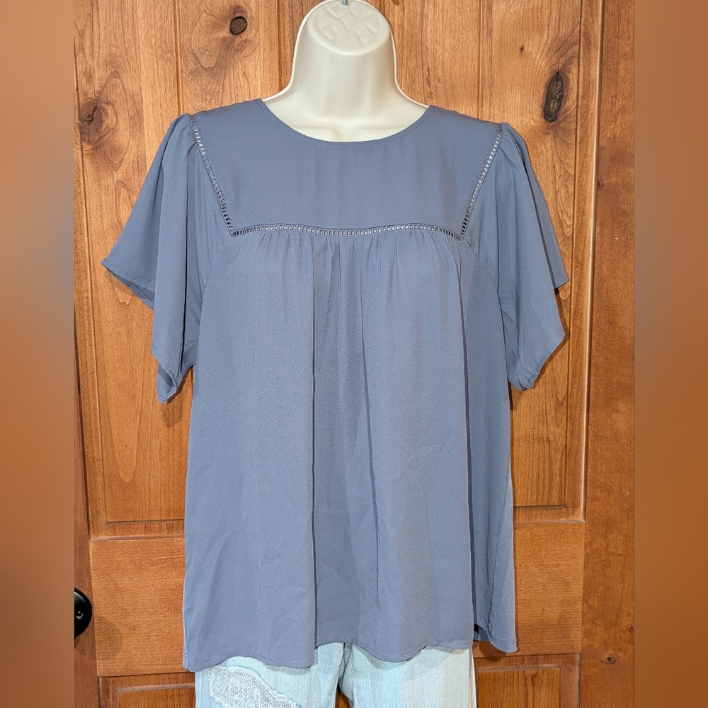 Ann‎ Taylor Purple Women's Blouse